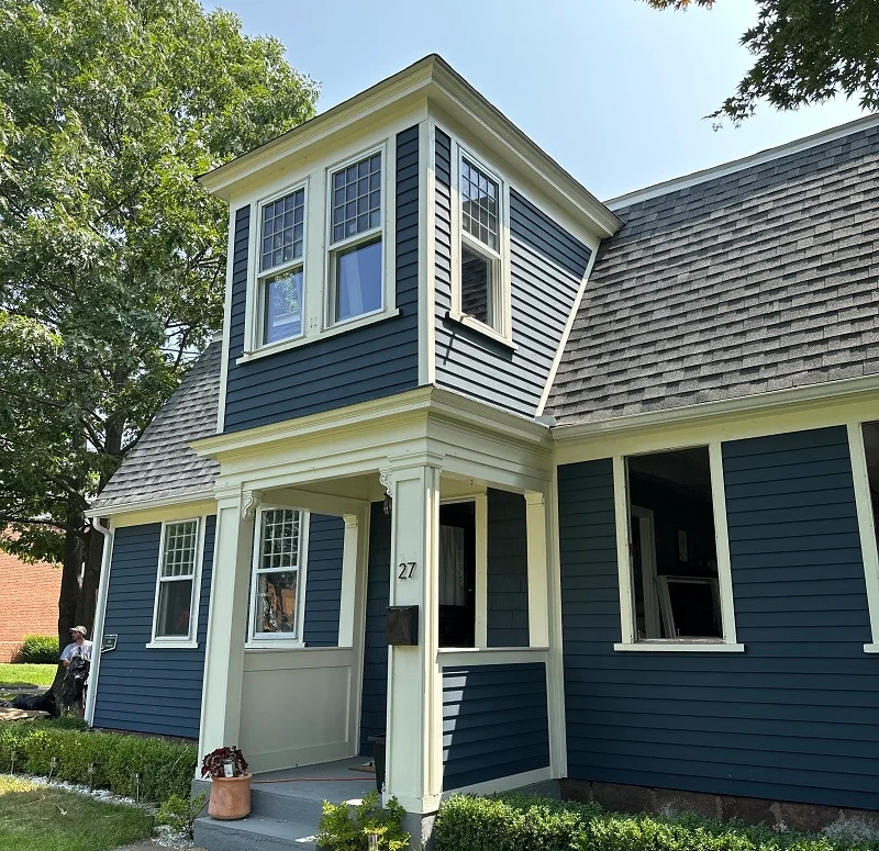 Custom Harvey vinyl windows installed in East Haven, CT